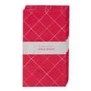 Dinner Napkin Paper 12pc Silent Night Plaid