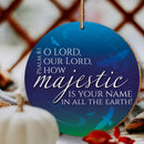 Majestueuze keramische hangdecoratie