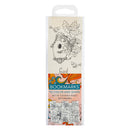 Orange - Set of 5 bookmarks