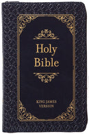 KJV Holy Bible/Zipper Edition-Midnight Blue Faux Leather