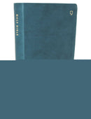 NET Thinline Bible/Large Print (Comfort Print)-Teal Leathersoft Indexed