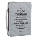 Wees sterk en moedig - Poly-Canvas