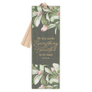 Everything is Beautiful Ecc. 3:11 Bookmark Faux Leather Green