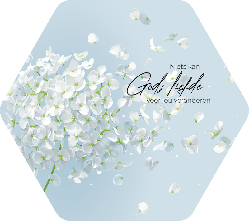 Niets kan Gods liefde voor jou veranderen Honingraat Medium
