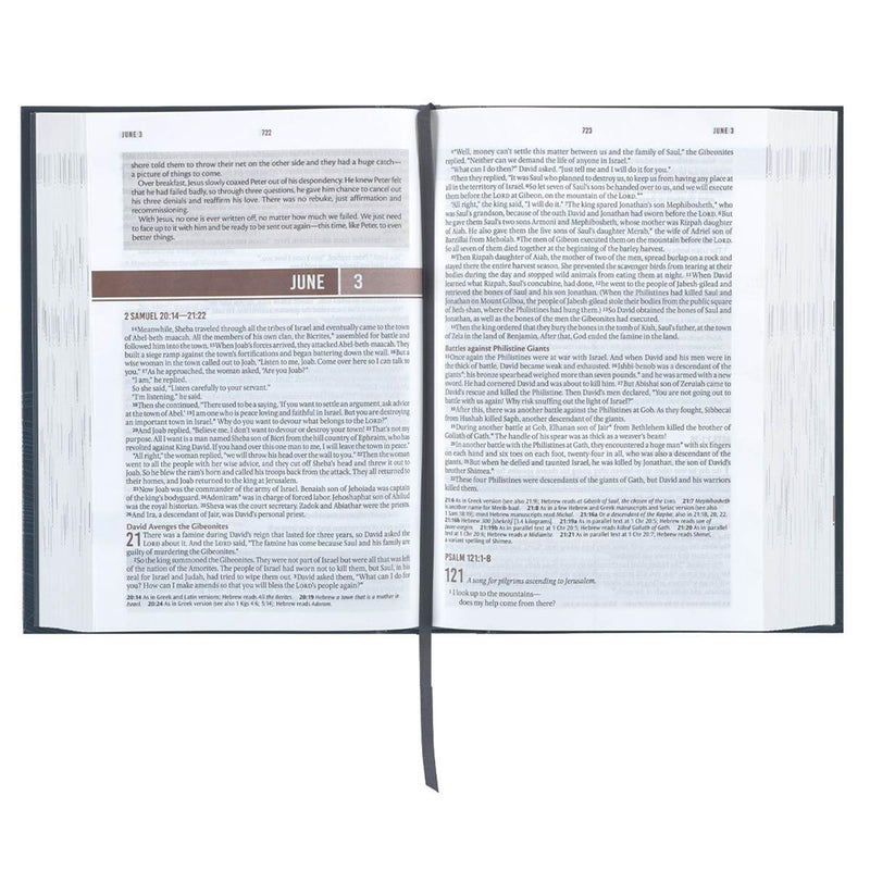 Everyday Bible for Men Navy Wave HC
