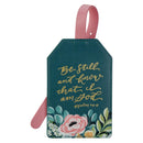 Be Still Ps. 46:10 Luggage Tag Teal