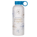 Strength & Dignity Prov. 31:25 Water Bottle Glass