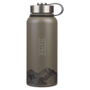 Water Bottle SS Brown Faith Mountains Matt. 17:20