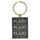 I Know the Plans Jer. 29:11 Keychain In Tin