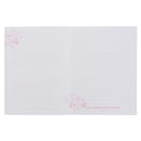 Trust in the Lord Prov. 3:5 Notebook Bound Pink Floral