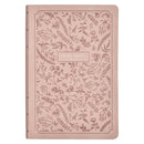 KJV Bible Giant Print Full-size Faux Leather, Blush Pink
