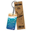 Footprints Keyring