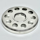 Small group Communion tray 10 holes silver