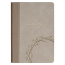 Amazing Grace Isa. 53:5 Journal Classic Taupe