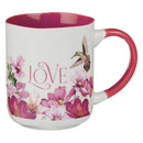 Love, Hope, Pray, Be Still Mug Set 4 pc