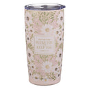 The Lord Bless You and Keep You Num. 6:24 Tumbler SS Pink Floral