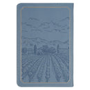 Longing for Home Blue Faux Leather Gift Book