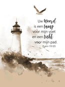 Uw woord is een lamp voor mijn voet