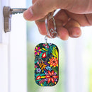 Zegen je bloemen sleutelhanger