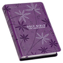 KJV Bible Compact Faux Leather, Purple