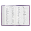 KJV Bible Compact Faux Leather, Purple
