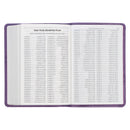 KJV Bible Compact Faux Leather, Purple