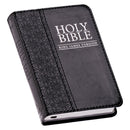 KJV Bible Mini Pocket Faux Leather, Black