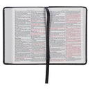KJV Bible Mini Pocket Faux Leather, Black