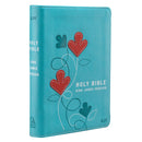 KJV Bible Compact Faux Leather, Turquoise