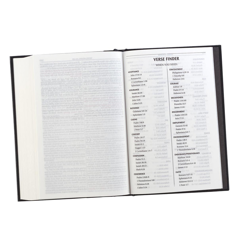 KJV Bible Pew Worship LP Hardcover,  Black