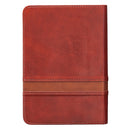 KJV Bible Compact LP Faux Leather, Brown Two-tone