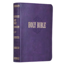 KJV Bible Compact LP Faux Leather, Purple
