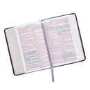 KJV Bible Compact LP Faux Leather, Purple