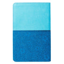 KJV Bible Giant Print Standard-size Faux Leather, Aqua/Blue