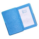 KJV Bible Giant Print Standard-size Faux Leather, Aqua/Blue
