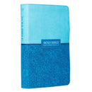 KJV Bible Giant Print Standard-size Faux Leather, Aqua/Blue