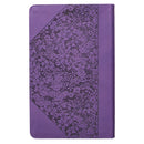 KJV Bible Giant Print Standard-size Faux Leather, Purple Two-tone