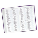 KJV Bible Giant Print Standard-size Faux Leather, Purple Two-tone