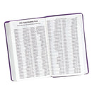 KJV Bible Giant Print Standard-size Faux Leather, Purple Two-tone