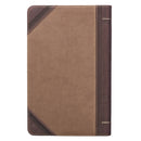 KJV Bible Giant Print Standard-size Faux Leather, Brown Two-tone