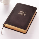 KJV Bible Super Giant Print Faux Leather, Dark Brown