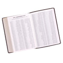 KJV Bible Super Giant Print Faux Leather, Dark Brown