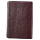 KJV Bible Compact Faux Leather, Brown/Pink Leaf