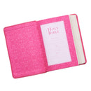 KJV Bible Compact LP Faux Leather, Pink
