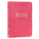 KJV Bible Compact LP Faux Leather, Pink