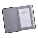 KJV Bible Giant Print Standard-size Faux Leather, Black Two-tone