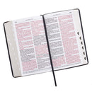 KJV Bible Giant Print Standard-size Faux Leather, Black Two-tone