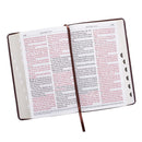 KJV Bible Giant Print Standard-size Faux Leather, Dark Brown
