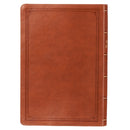KJV Bible Super Giant Print Faux Leather, Saddle Tan