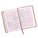 KJV Bible Super Giant Print Faux Leather, Saddle Tan